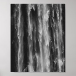 Majestic waterfall Boka, Slovenië bovendicht Poster