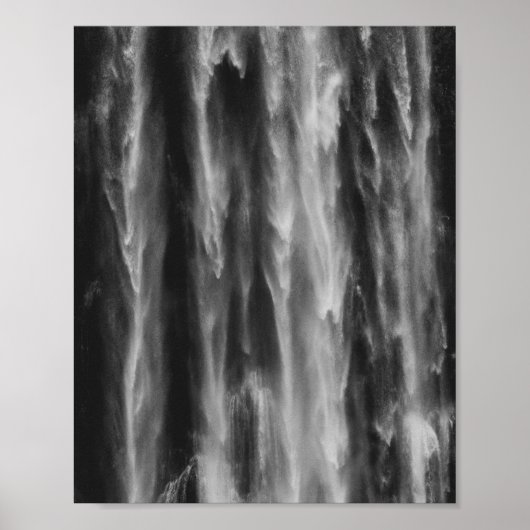 Majestic waterfall Boka, Slovenië bovendicht Poster (Voorkant)