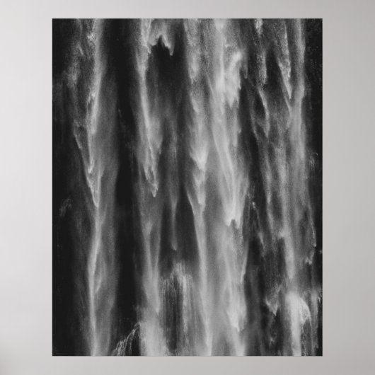 Majestic waterfall Boka, Slovenië bovendicht Poster (Voorkant)