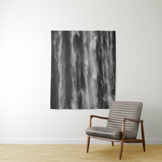 Majestic waterfall Boka, Slovenië bovendicht Wandkleed (In situ)