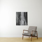 Majestic waterfall Boka, Slovenië in zwart en wit Wandkleed (In situ)