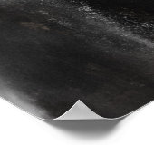 Majestic waterval Boka, Slovenië zwart-wit Poster (Hoek)