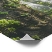 Majestic Waterval Natuur Scène Poster (Hoek)