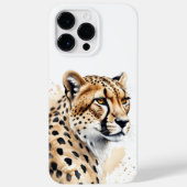 Majestic Waterverf Cheetah Case-Mate iPhone Case (Achterkant)