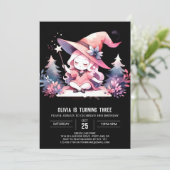 Majestic Whimsical Wizard Verjaardag Kaart (Staand voorkant)