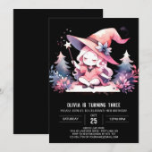 Majestic Whimsical Wizard Verjaardag Kaart (Voorkant / Achterkant)