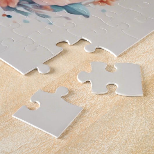 Majestic White Fox Legpuzzel (Zijkant)