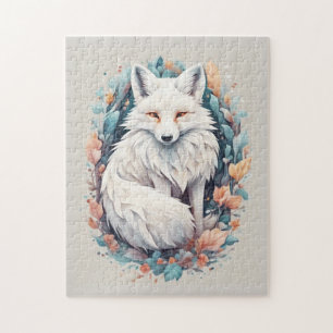 Majestic White Fox Legpuzzel