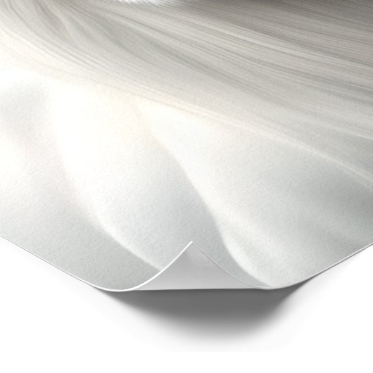 Majestic White Lion Art Poster (Hoek)