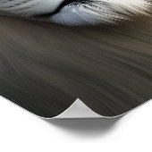 Majestic White Lion Art Poster (Hoek)