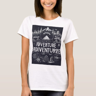 Majestic White Swan Glijdend op Serene Pond T-Shir T-shirt