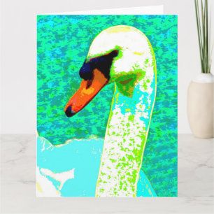 Majestic White Swan Head Kaart