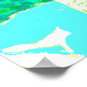 Majestic White Swan Head Poster (Hoek)