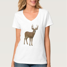 MAJESTIC WHITE-TAILED DEER. SAMER BRASIL T-SHIRT