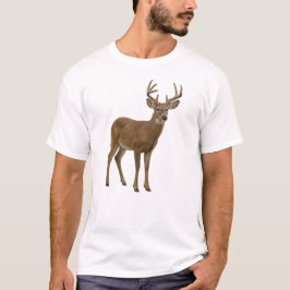 MAJESTIC WHITE-TAILED DEER. SAMER BRASIL T-SHIRT