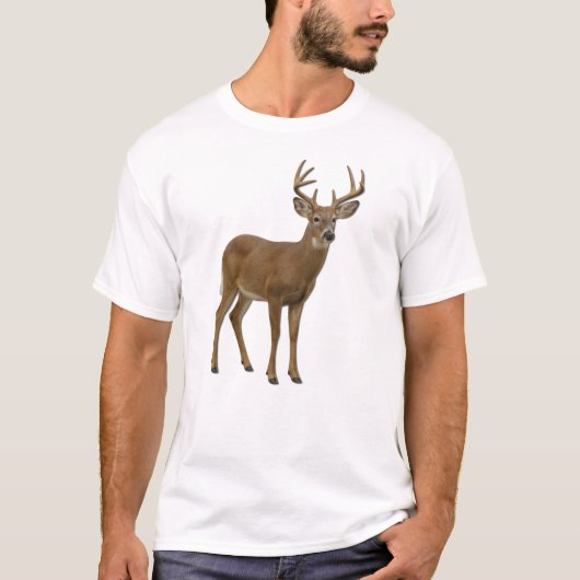 MAJESTIC WHITE-TAILED DEER. SAMER BRASIL T-SHIRT (Voorkant)