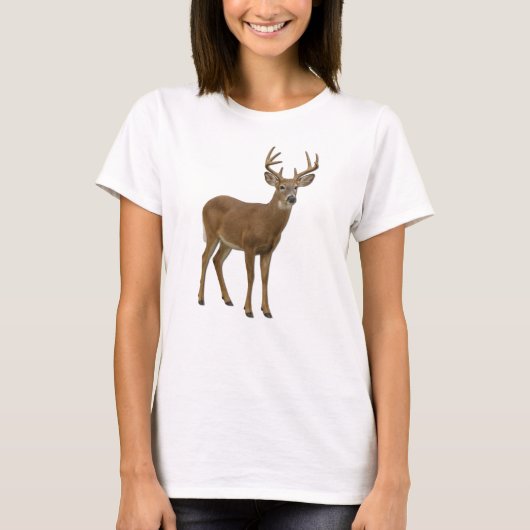 MAJESTIC WHITE-TAILED DEER. SAMER BRASIL T-SHIRT (Voorkant)