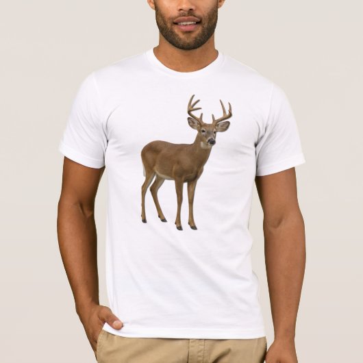 MAJESTIC WHITE-TAILED DEER. SAMER BRASIL T-SHIRT (Voorkant)