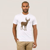 MAJESTIC WHITE-TAILED DEER. SAMER BRASIL T-SHIRT (Voorkant volledig)