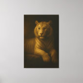 Majestic White Tiger – Fine Art Premium Canvas (Voorkant)
