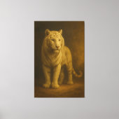 Majestic White Tiger – Fine Art Premium Canvas Afdruk (Voorkant)