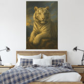 Majestic White Tiger – Fine Art Print (Insitu (Slaapkamer))
