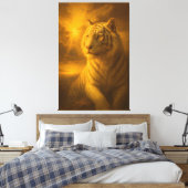 Majestic White Tiger – Fine Art Print (Insitu (Slaapkamer))