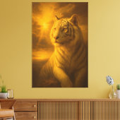 Majestic White Tiger – Fine Art Print (Insitu (Woonkamer))