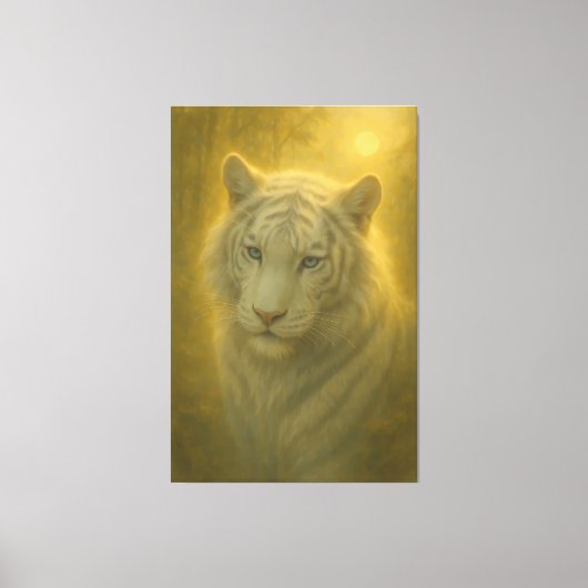 Majestic White Tiger – Fine Art Print (Voorkant)