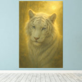 Majestic White Tiger – Fine Art Print (Insitu (Houten vloer))