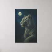 Majestic White Tiger – Fine Art Wall Print (Voorkant)