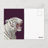 Majestic White Tiger – Postcard Design Briefkaart (Achterkant)