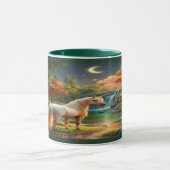 Majestic White Unicorn Enchanted Forest Mug Mok (Midden)