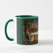 Majestic White Unicorn Enchanted Forest Mug Mok (Links)