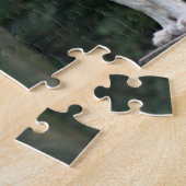 Majestic White Wolf Jigzaag Puzzle Legpuzzel (Zijkant)