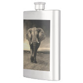 Majestic Wild Bull Elephant in Sepia Flacon (Links)