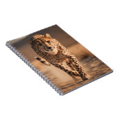 Majestic Wild Cheetah Running Photo Notitieboek (Rechterzijde)