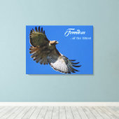 Majestic Wings Freedom of the Skies Canvas Afdruk (Insitu (Houten vloer))