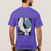 Majestic Wings: Opvallend en aantrekkelijk Eagle L T-shirt (Achterkant)