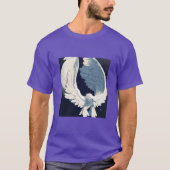 Majestic Wings: Opvallend en aantrekkelijk Eagle L T-shirt (Voorkant)