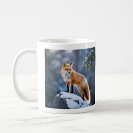 Majestic Winter Fox Fotografie Koffiemok