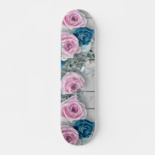 Majestic Witte Baksteen Shabby Nautica Bord Roze Persoonlijk Skateboard
