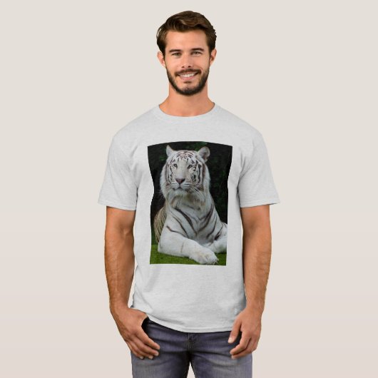 Majestic witte tijger T-shirt (Voorkant volledig)