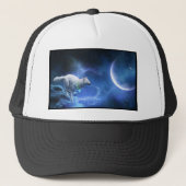 Majestic Wolf Dance Trucker Pet (Voorkant)