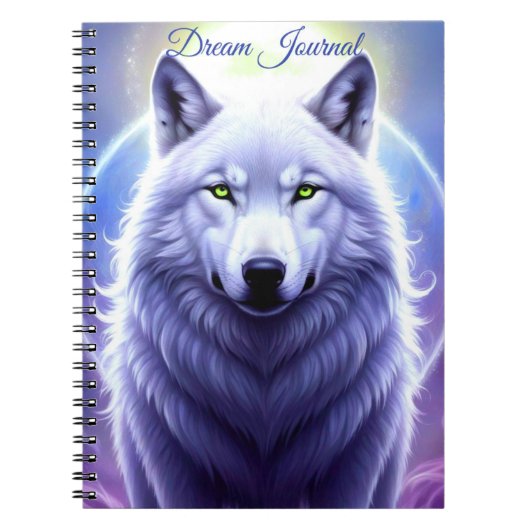 Majestic Wolf Dream Journal Notitieboek (Voorkant)