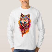 Majestic Wolf - Levendige Geest T-shirt (Voorkant)