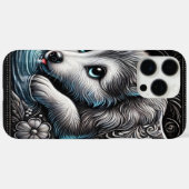 Majestic Wolf Moonlit Portret Case-Mate iPhone Case (Achterkant (horizontaal))