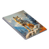 Majestic Wolf Notitieboek (Rechterzijde)