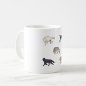 Majestic Wolf Pack Koffiemok (Voorkant links)