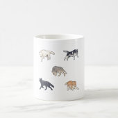 Majestic Wolf Pack Koffiemok (Center)